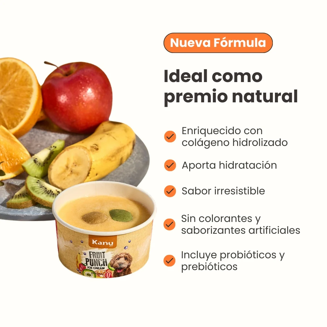 Helado Fruit Punch Kanu Pet Para Perro y Gato - Image 6