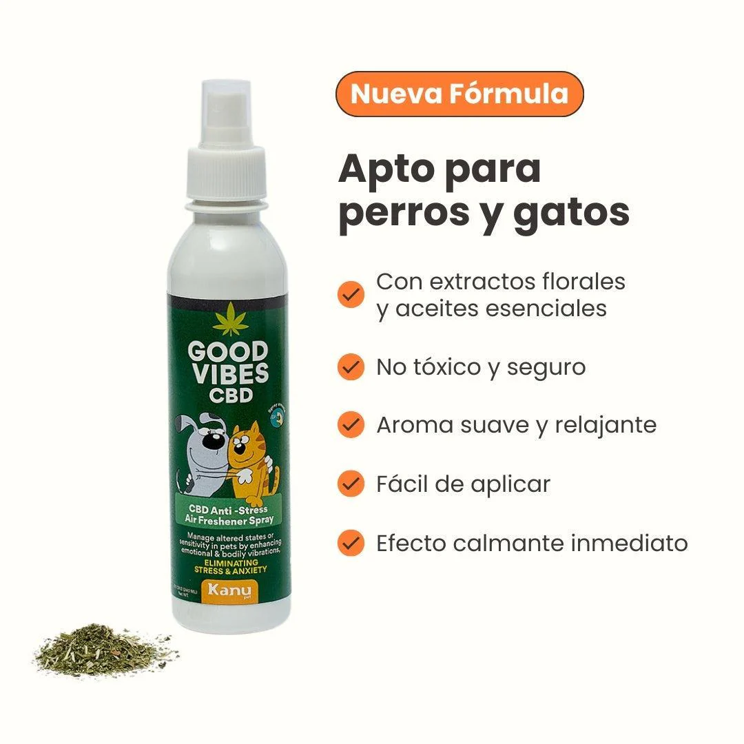 Spray Relajante de CBD Good Vibes para perro y gatos - Image 6