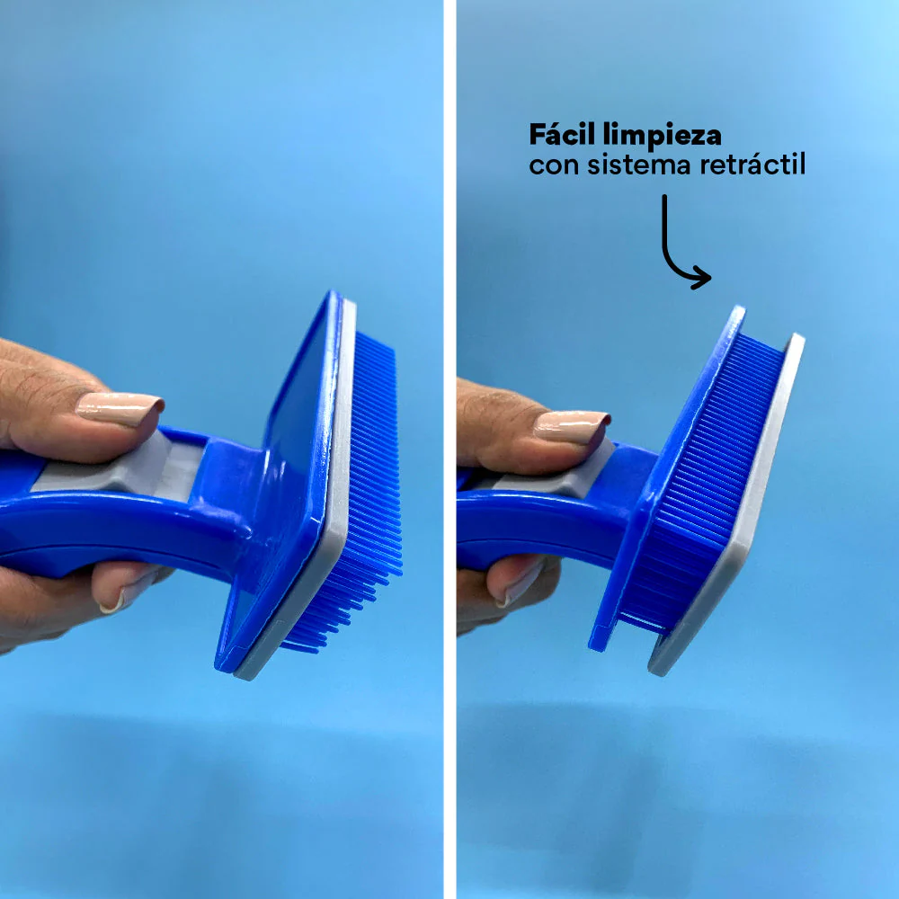 Cepillo de Plástico Mediano Removedor de Pelo Kanu Pet para Perro y Gato - Image 4