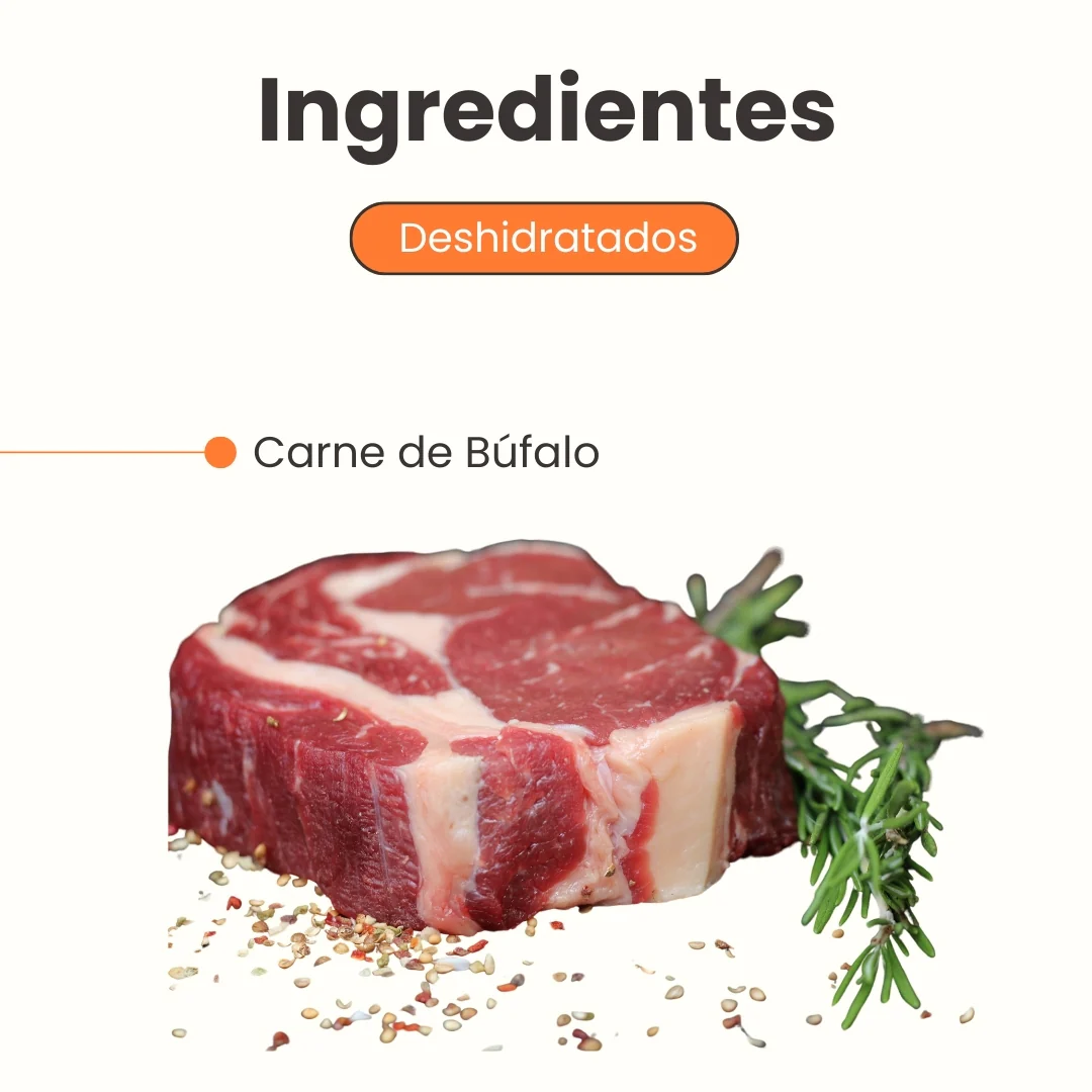 Snack de Trozos de Búfalo Deshidratados Kanu Pet para perros y gatos 100% Natural Un solo ingrediente - Image 3