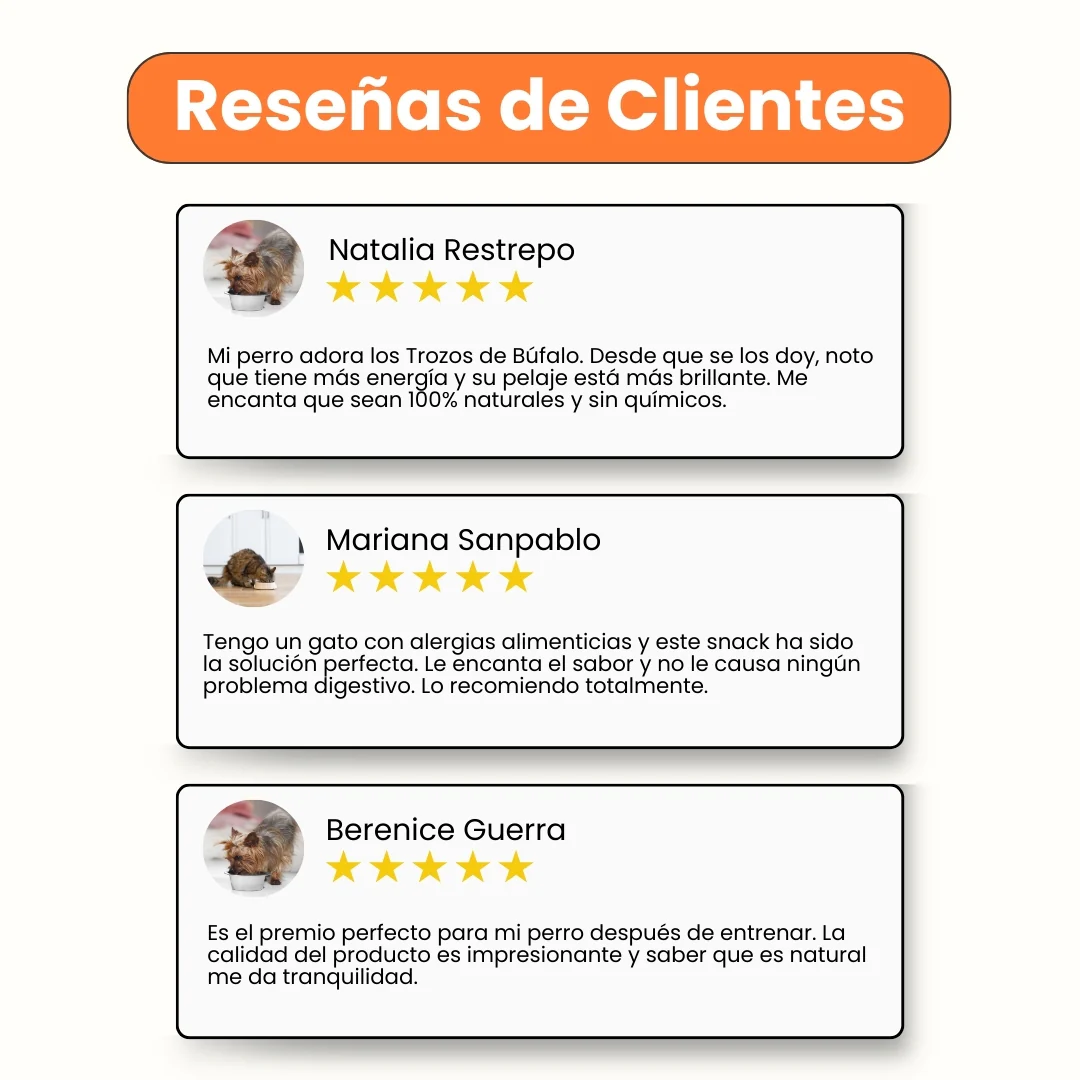 Snack de Trozos de Búfalo Deshidratados Kanu Pet para perros y gatos 100% Natural Un solo ingrediente - Image 4