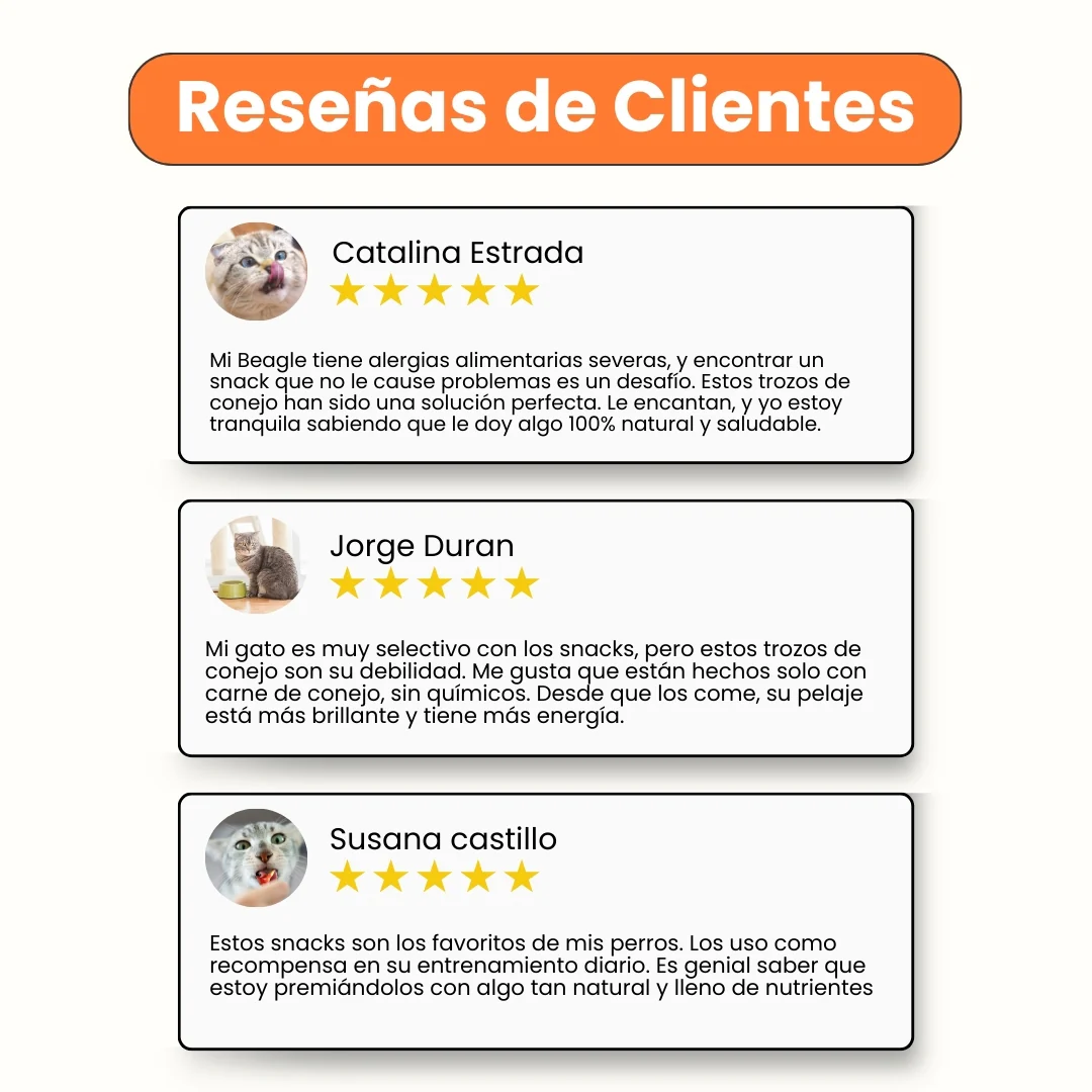 Snack de Trozos de Conejo Deshidratados Kanu Pet para perros y gatos 100% Natural Un solo ingrediente - Image 4