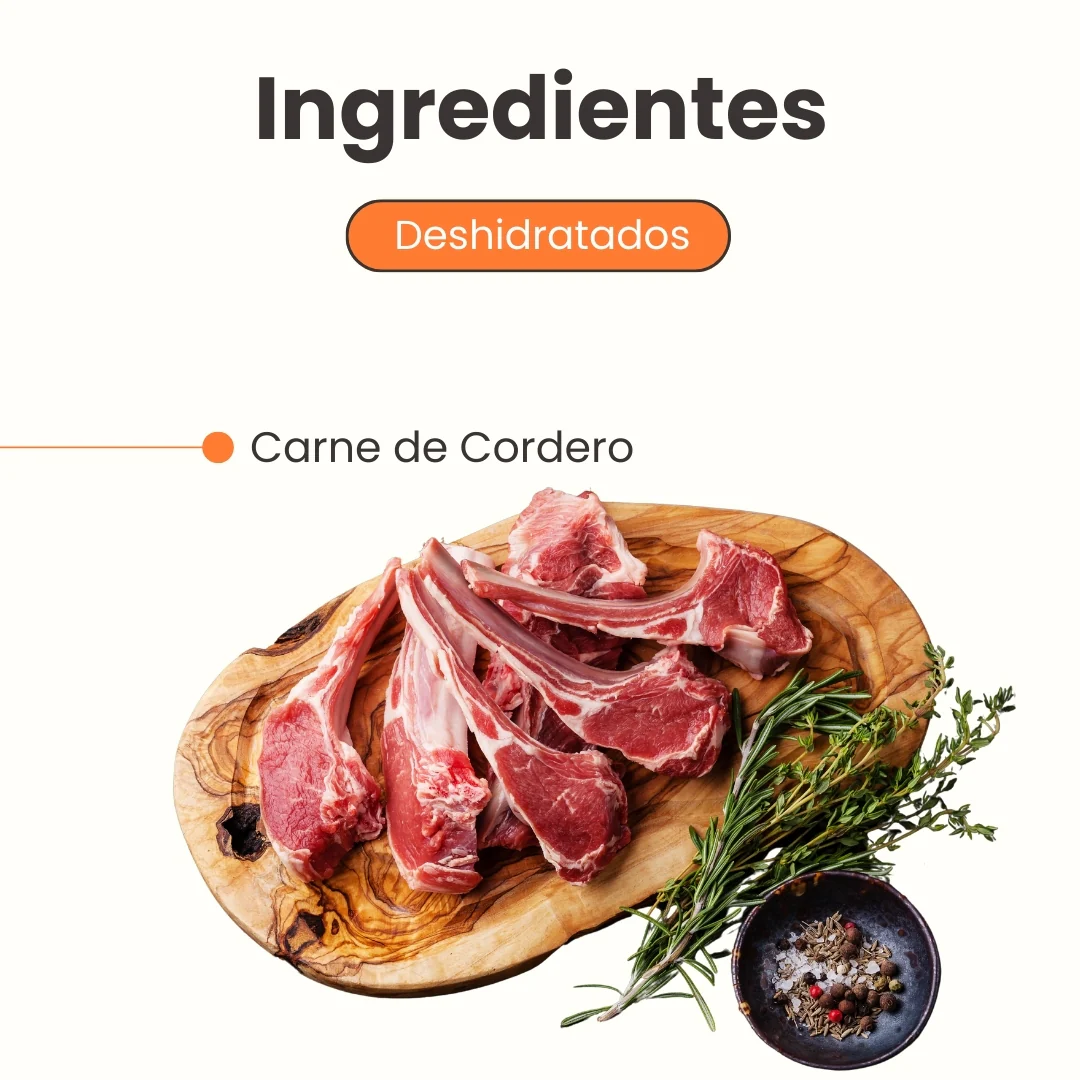 Snack de Trozos de Cordero Deshidratados Kanu Pet para perros y gatos 100% Natural Un solo ingrediente - Image 3