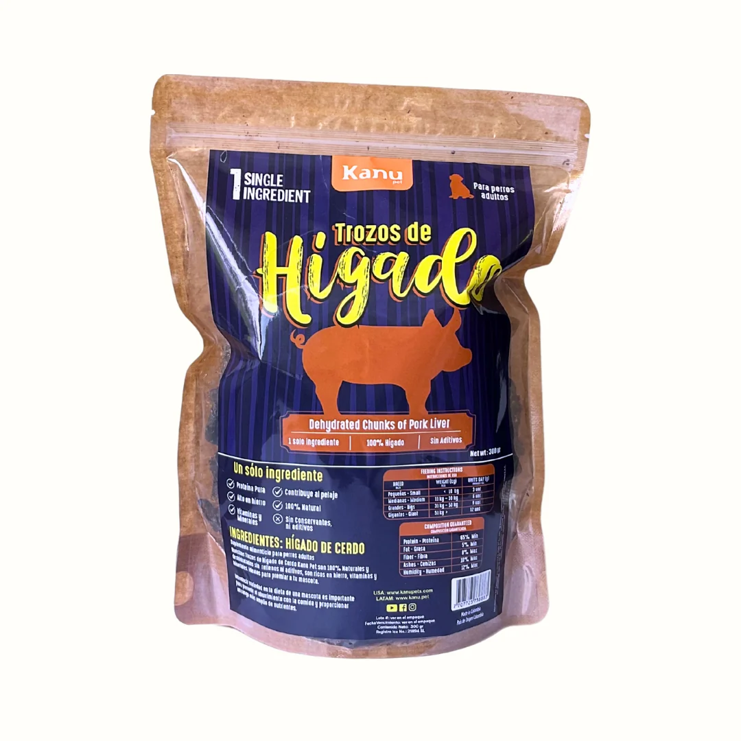 Snack de Kanu Pet de Hígado Deshidratados Trozos para perros y gatos 100% Natural Un solo ingrediente - Image 8