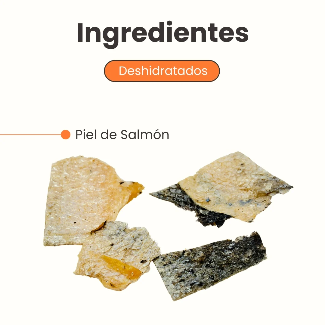 Snack de Kanu Pet de Salmón Deshidratado Trozos para perros y gatos 100% Natural Un solo ingrediente - Image 3
