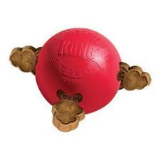 Pelota caucho kong porta pasab para perro - Image 2