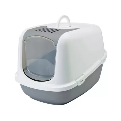 Nestor Jumbo Arenero Con Tapa Extra Grande 66.5X48.5X46.5Cm Color Gris Para Gato