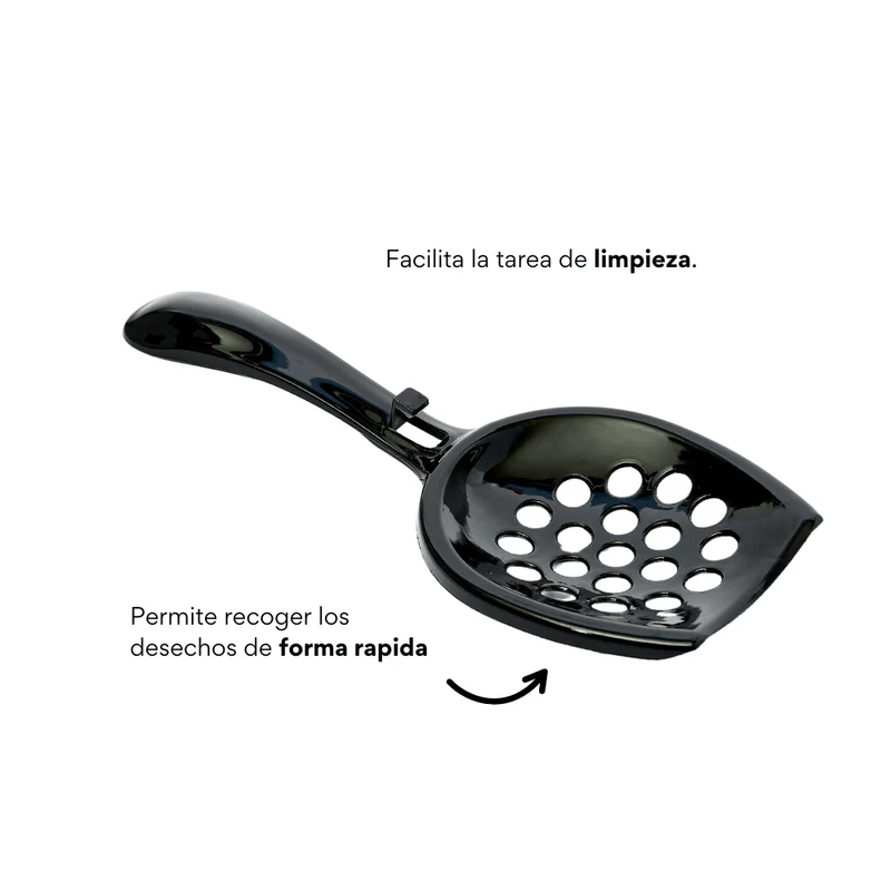 Pala para Arenero de Gato Kanu Pet Negra - Image 3
