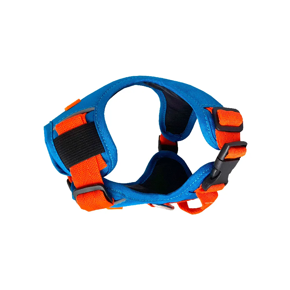 Pechera Acolchada Walker Naranja y Azul Kanu Pet para Perro - Image 3