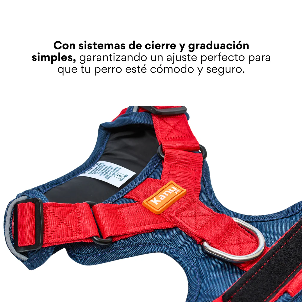 Pechera Walker Azul Rojo Kanu Pet para Perro - Image 2
