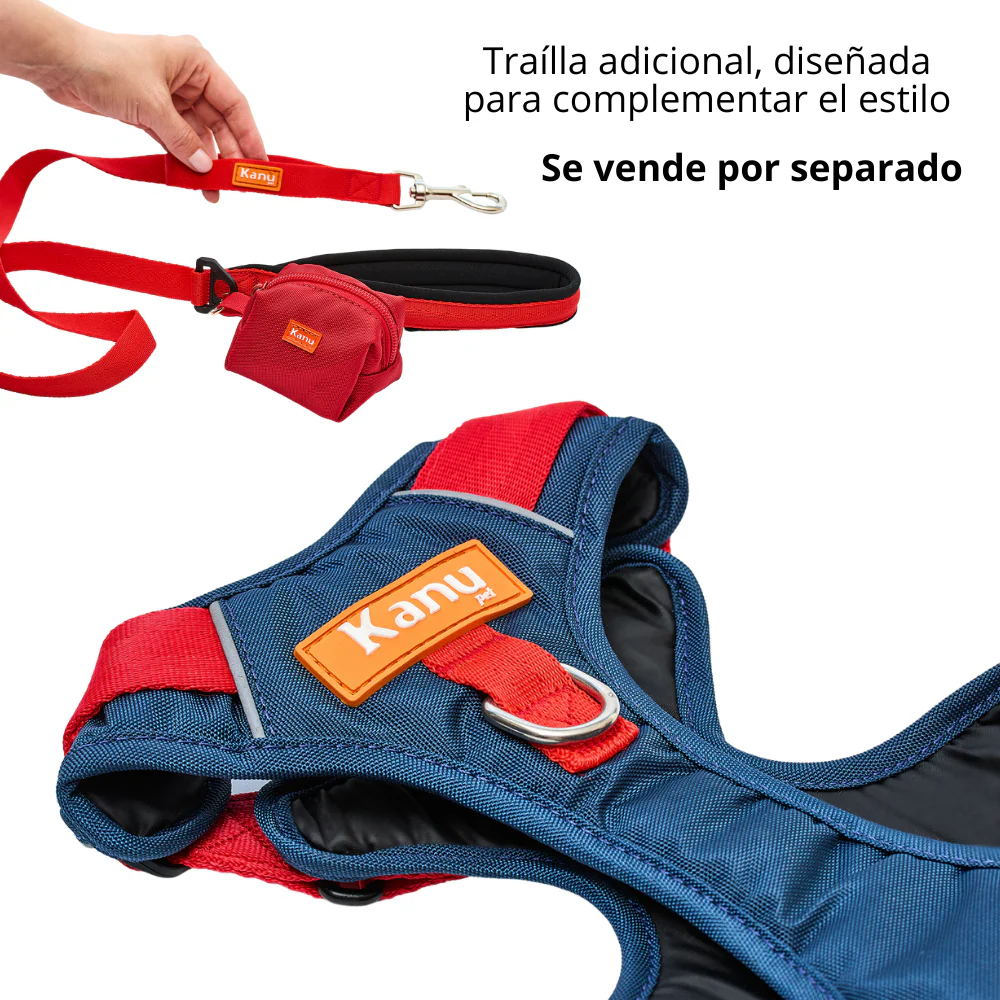 Pechera Walker Azul Rojo Kanu Pet para Perro - Image 4