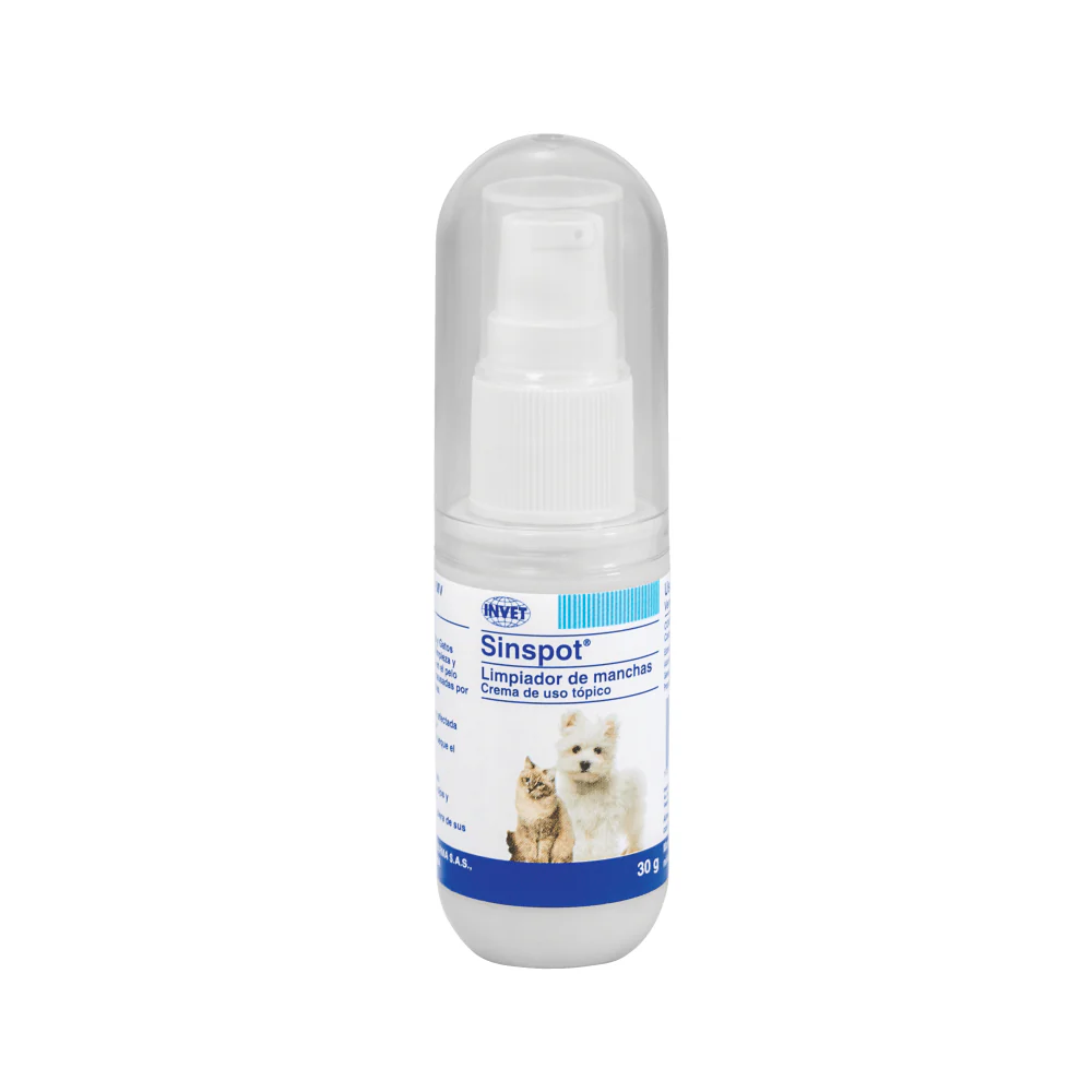 Limpiador Tópico Sinspot 30 Gr Para Perros y Gatos