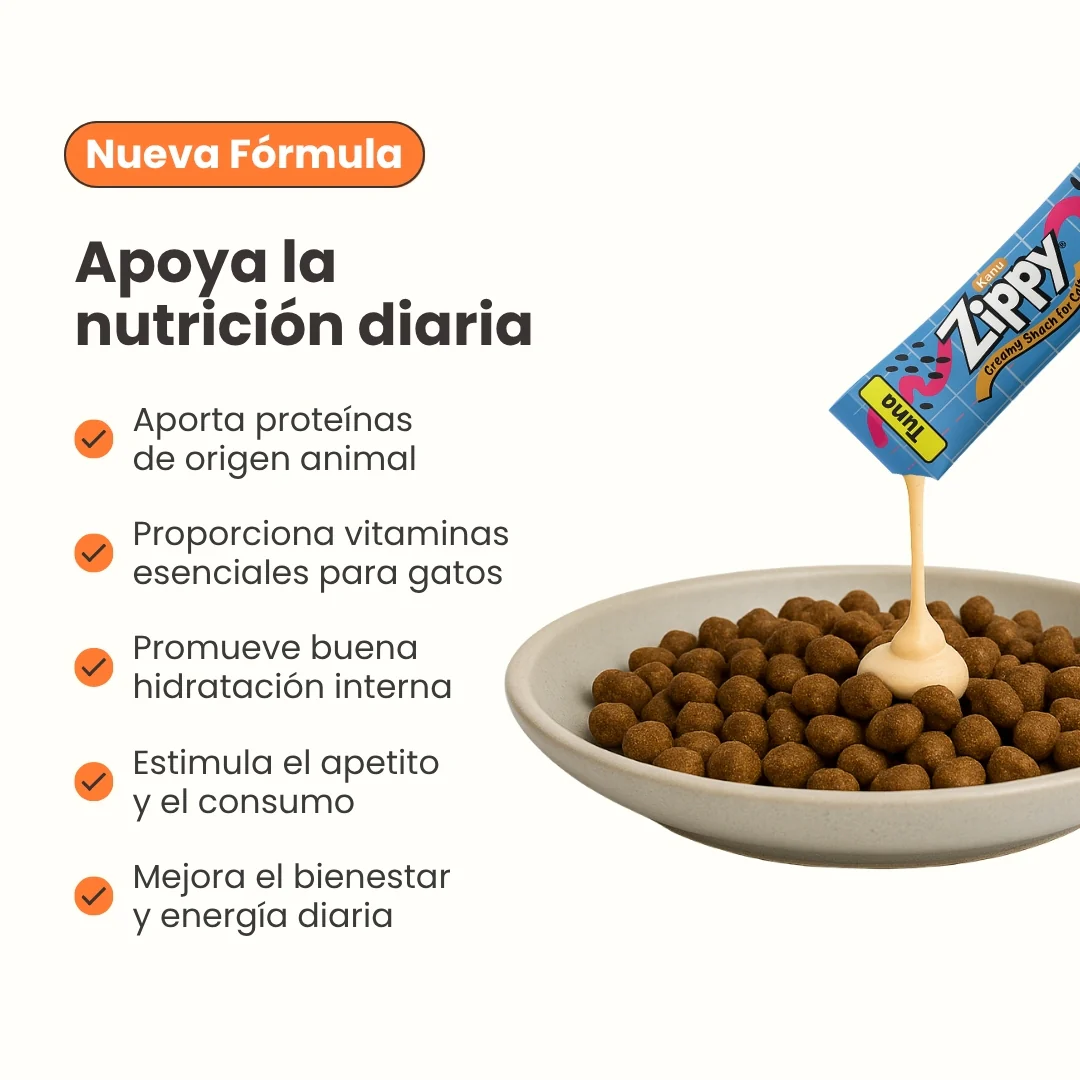 Snack Cremoso Zippy Kanu Pet para Gatos sabor Atún - Image 7