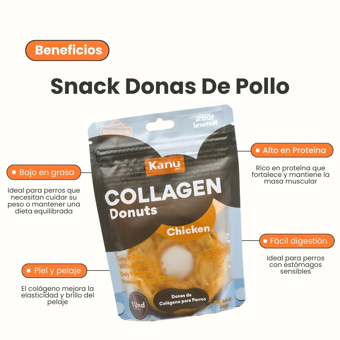 Snack Dona de Colágeno de Pollo Kanu Pet para Perro. No es Carnaza - Image 2