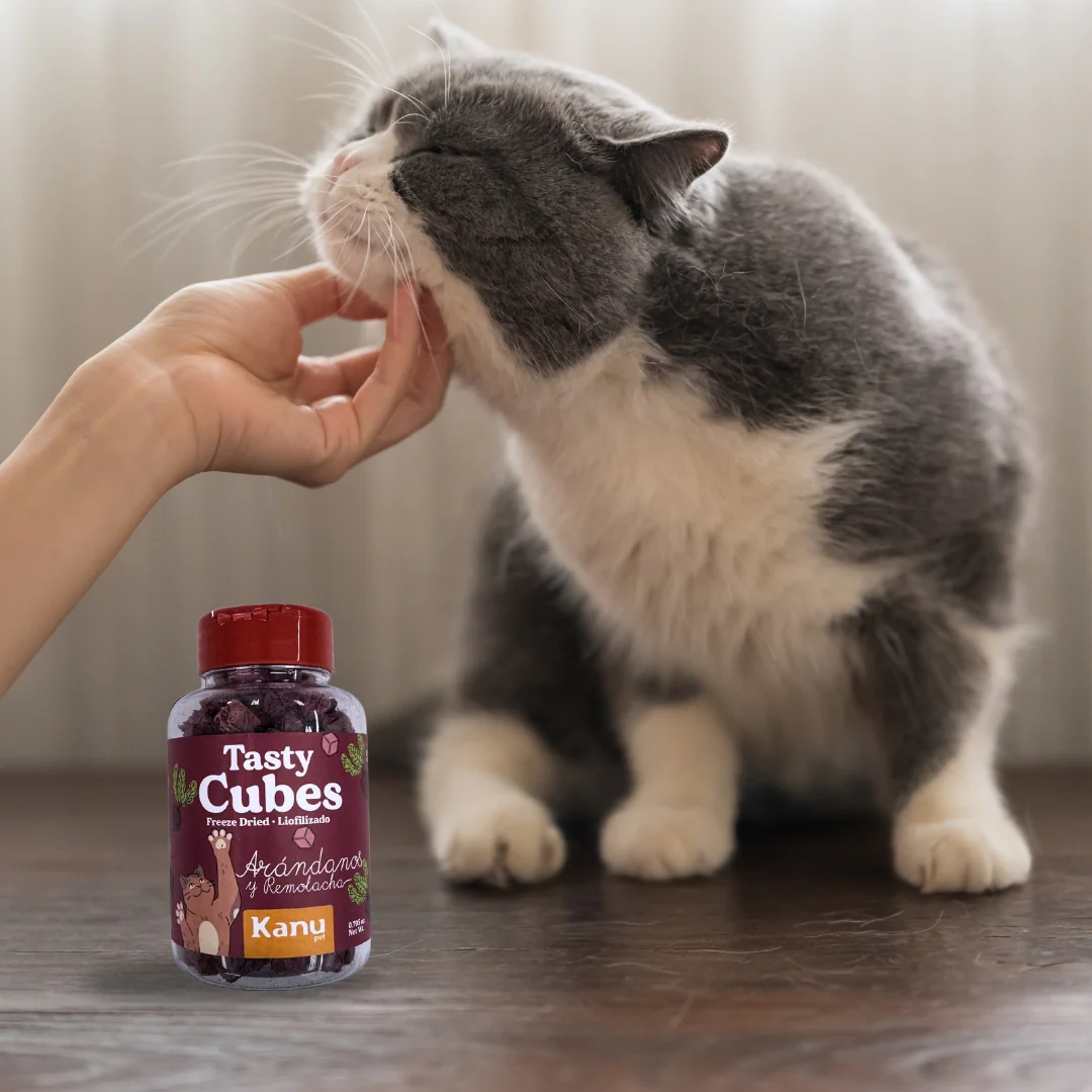 Snack Liofilizado Tasty Cubes Arándanos y Remolacha para Gatos Bajas en Calorías - Image 5