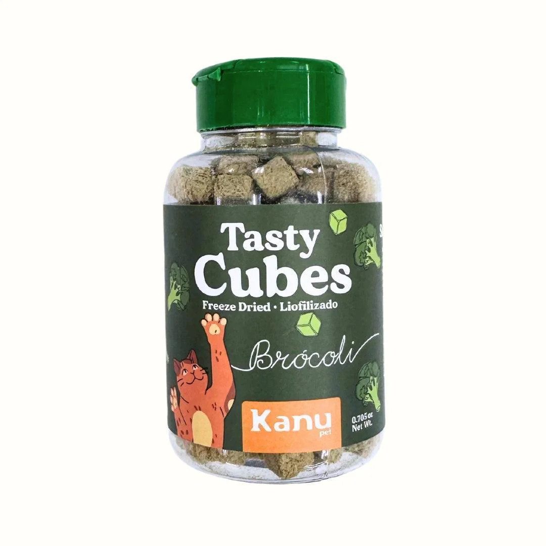 Snack Liofilizado Tasty Cubes Brocoli para Gatos Bajas en Calorías