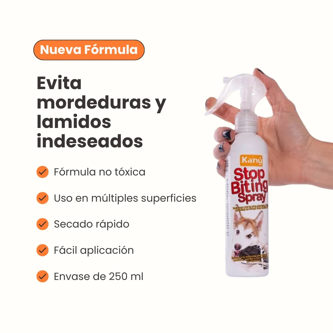 Spray de Entrenamiento Stop Biting Kanu para Perro - Image 6
