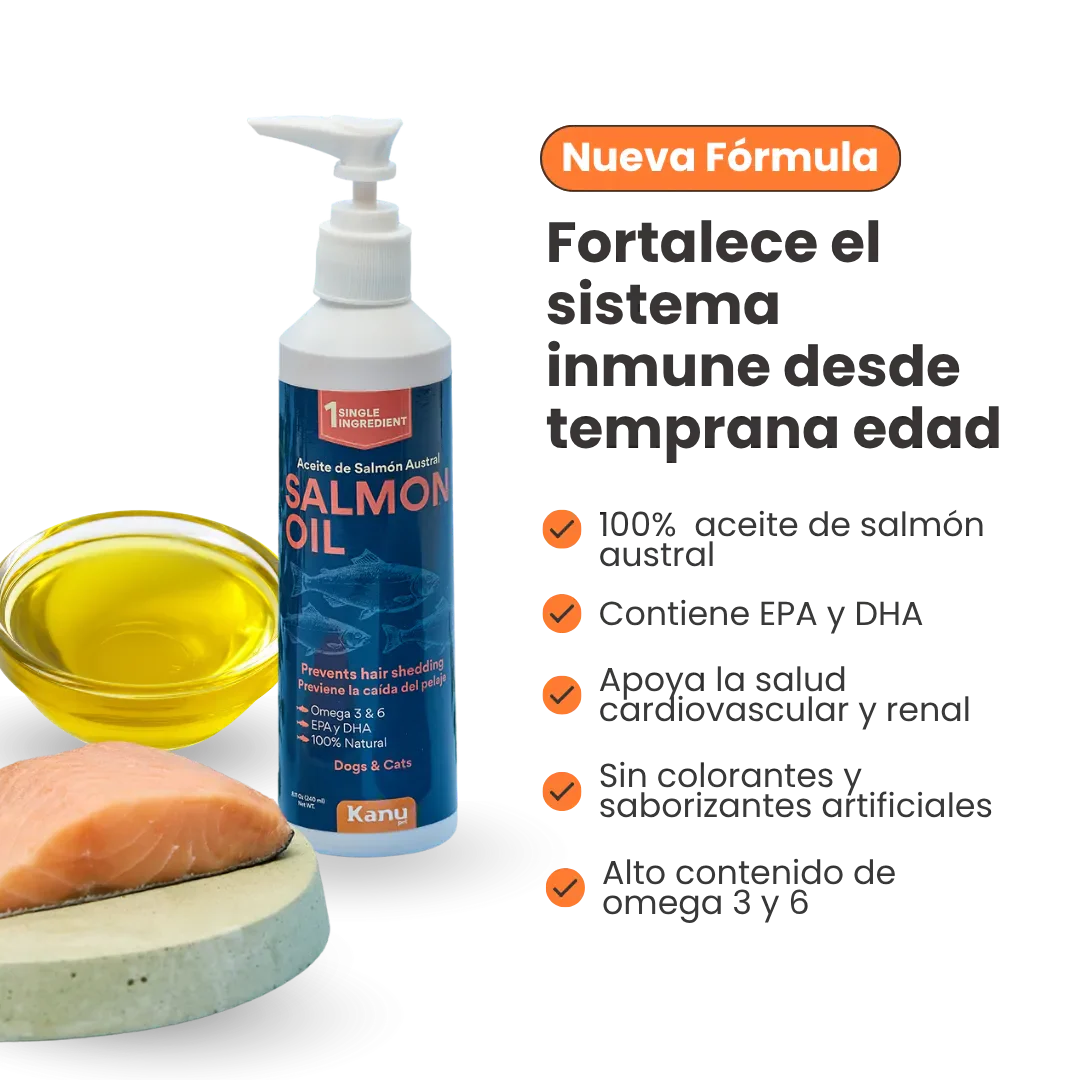 Suplemento Aceite de Salmón Kanu Pet para perro y gato. Omega 3 y 6 - Image 6