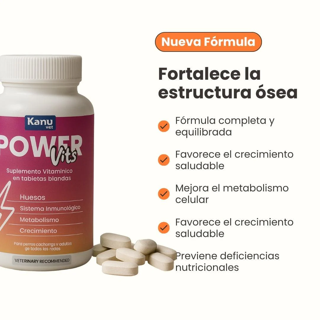 Suplemento Vitamínico Power Vits Kanu Vet Masticable para Perros - Image 6