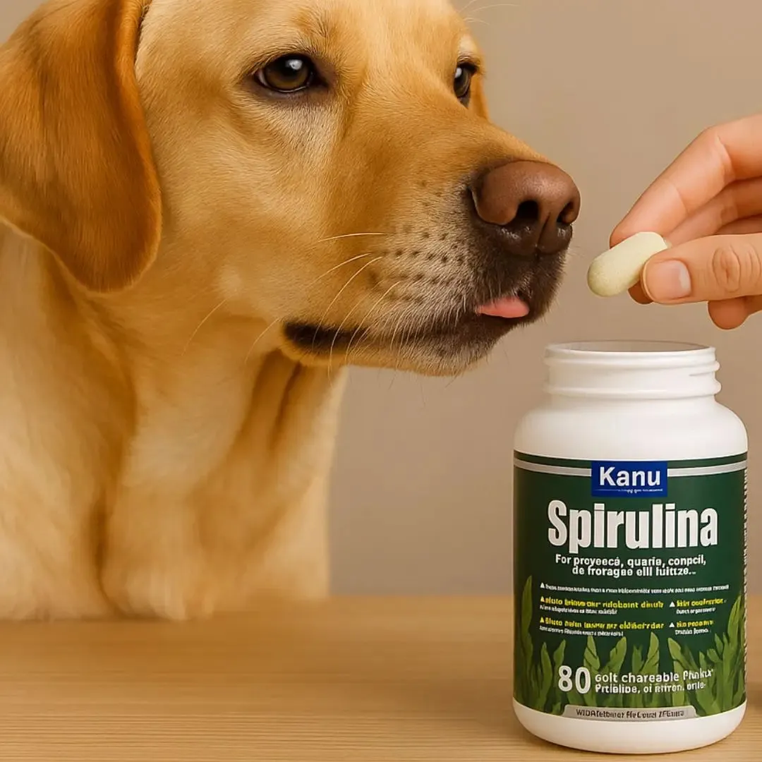Suplemento Vitamínico Spirulina Kanu Vet Masticable para Perros y Cachorros - Image 5