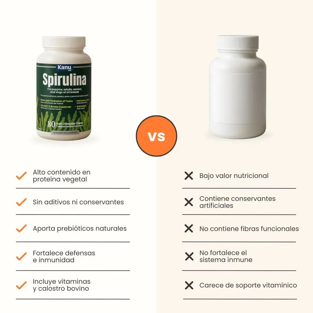 Suplemento Vitamínico Spirulina Kanu Vet Masticable para Perros y Cachorros - Image 7